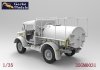 Gecko Models 35GM0031 Bedford MWC 15-cwt 4x2 200 Gallon Water Bowser Truck (Open Cab Aeroscreen) 1/35
